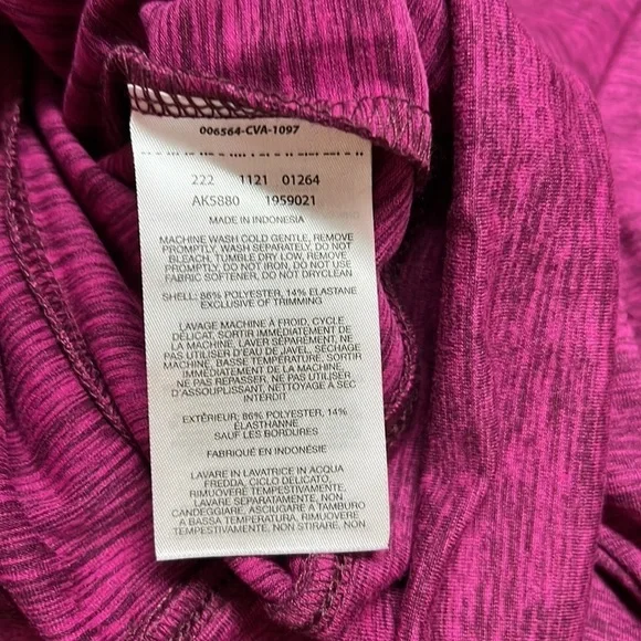 Columbia women’s weekend, adventure, full zip, Marionberry Heather XL - Picture 7 of 7